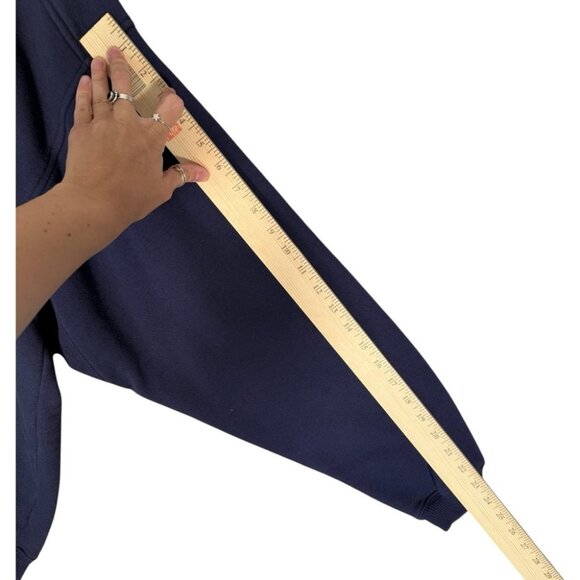 NHL Toronto Maple Leafs Blue Sweatshirt Heavyweight Crewneck Spell out Hockey - Picture 9 of 10